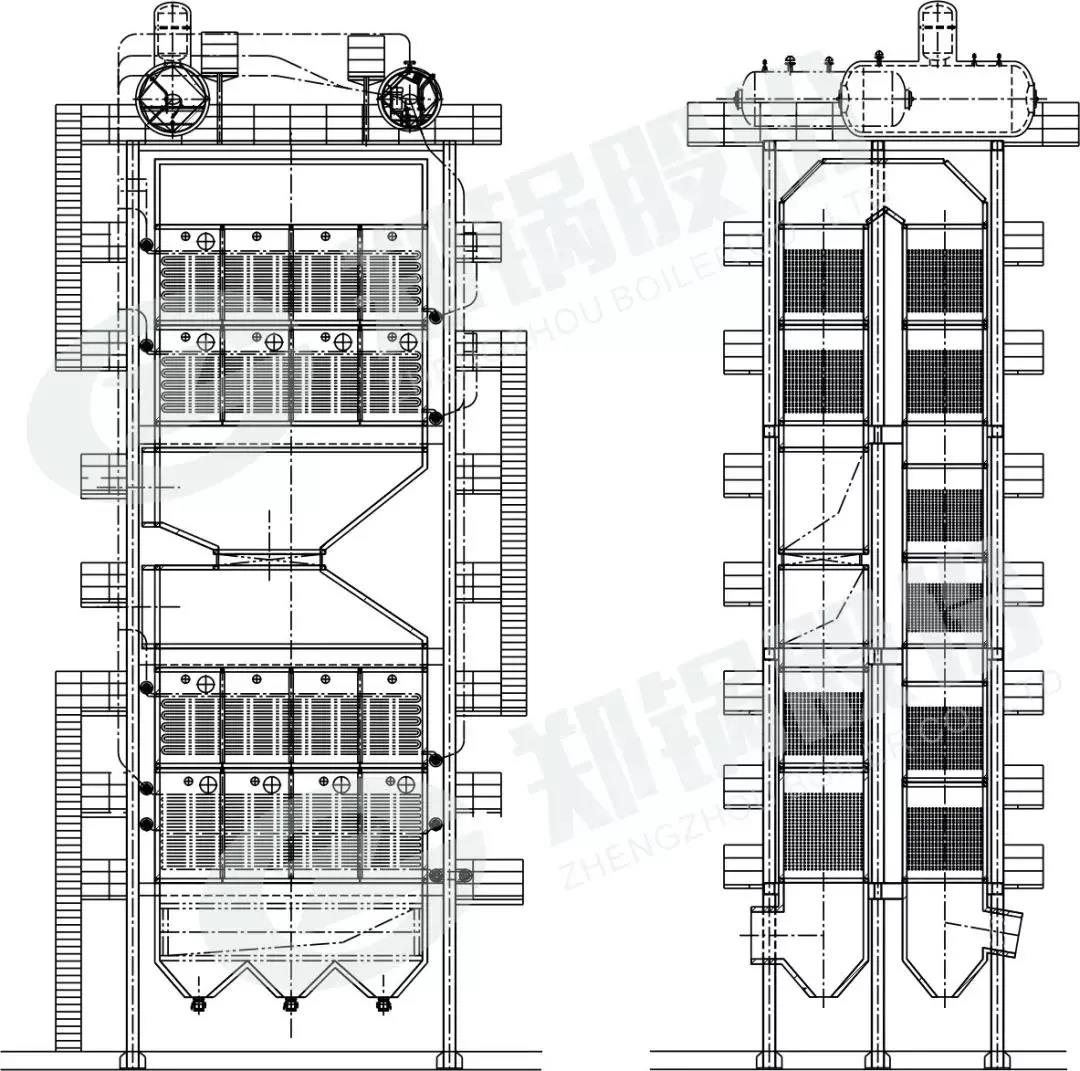 玻璃窑余热锅炉结构.jpg